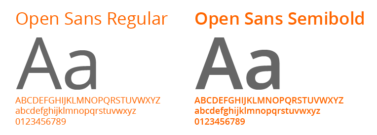 xTuple Typography - Open Sans