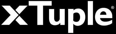 xTuple Logo Background Control - Black and White